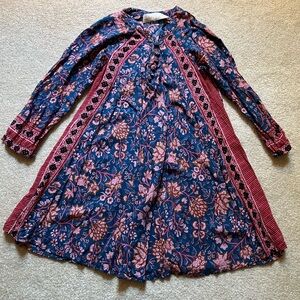 Natalie Martin Kids Fiore Dress size XL (7-8) in dahlia indigo